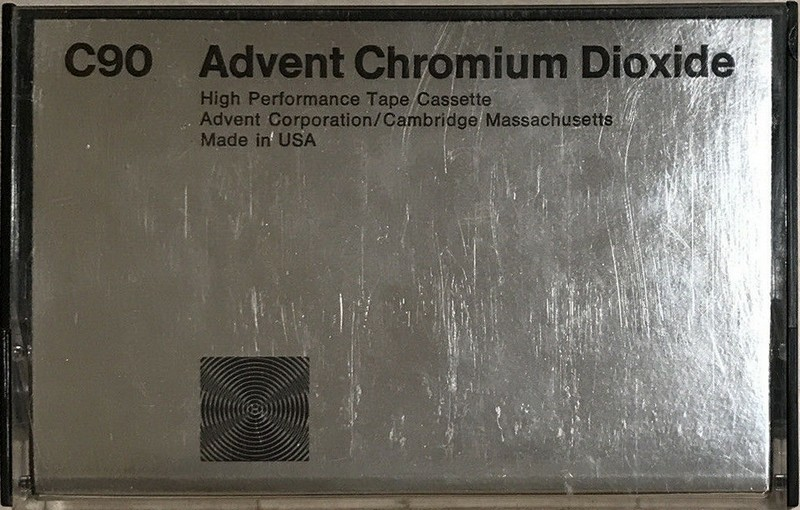 Compact Cassette Advent 90 Type II Chrome 1973 USA