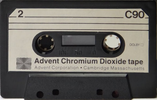 Compact Cassette Advent 90 Type II Chrome 1973 USA