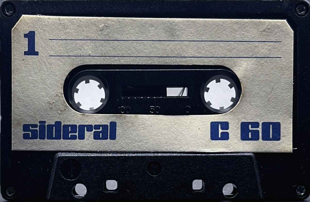 Compact Cassette Sideral 60 Type I Normal Portugal
