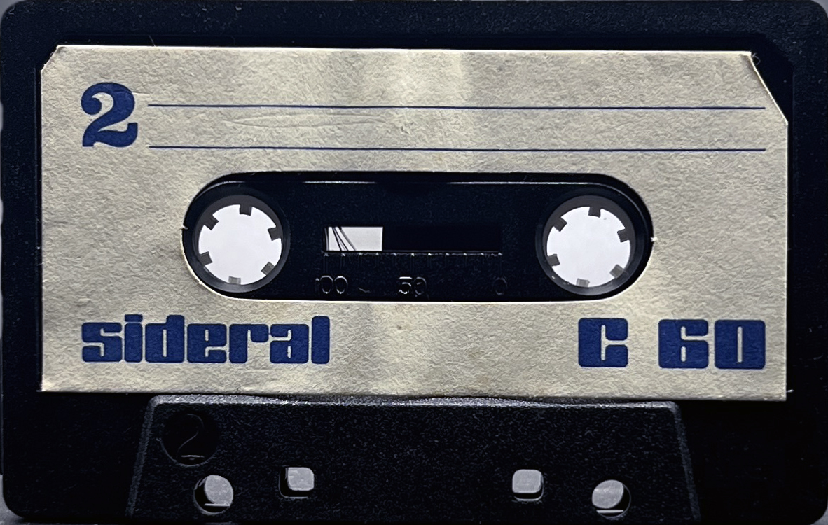 Compact Cassette Sideral 60 Type I Normal Portugal