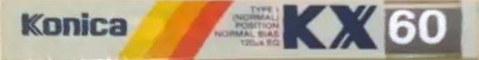 Compact Cassette Konica KX 60 Type I Normal 1988 Europe