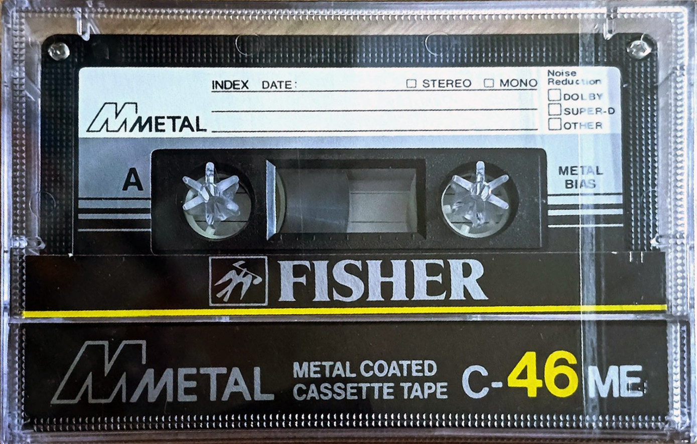 Compact Cassette Fisher ME 46 Type IV Metal 1982 USA