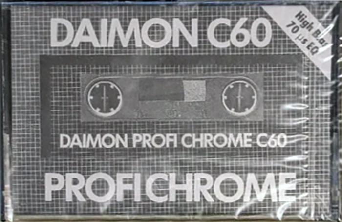 Compact Cassette Daimon Profi Chrome 60 Type II Chrome 1979 Germany
