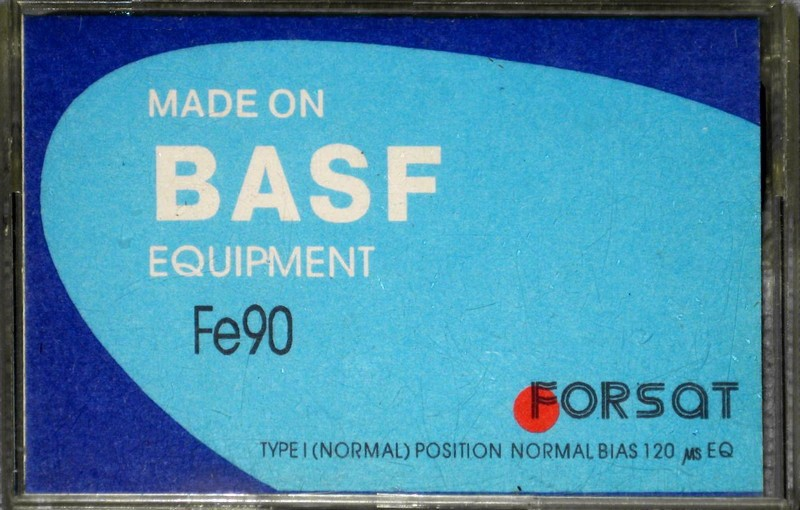 Compact Cassette Forsat 90 "Made on BASF Equipment" Type I Normal Unknown Country