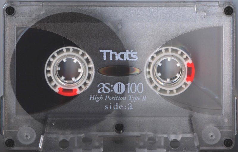 Compact Cassette Thats AS II 100 Type II Chrome 1990 USA