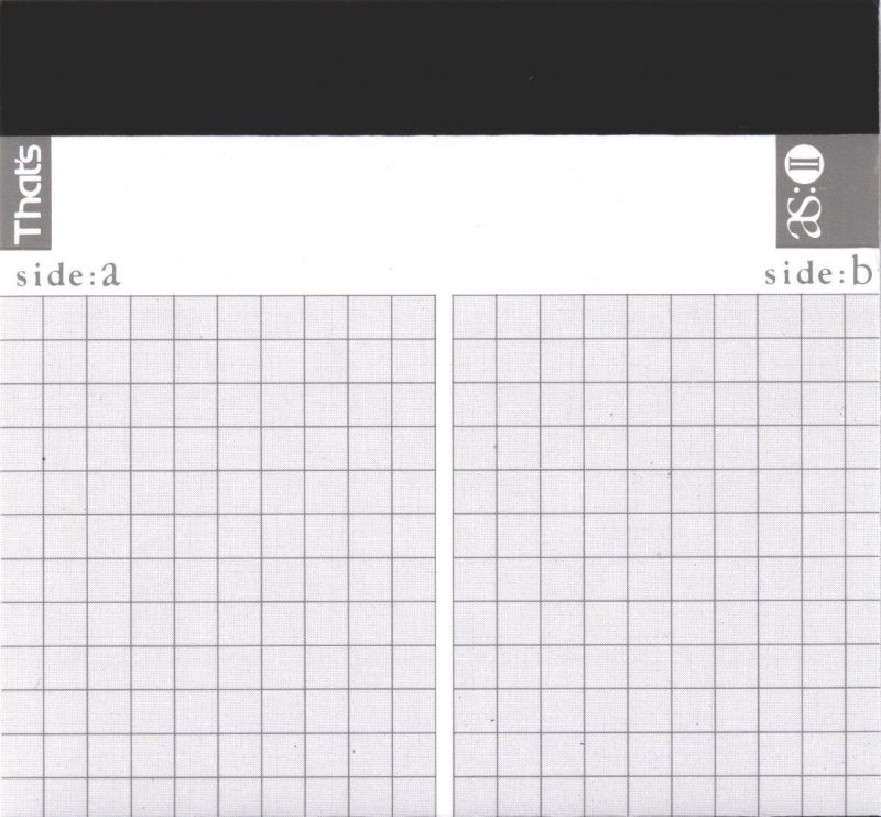 Compact Cassette Thats AS II 100 Type II Chrome 1990 USA