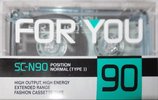 Compact Cassette Hitachi For You 90 "SC-N90" Type I Normal 1989 Japan
