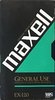VHS, Video Home System Maxell EX 120 "E-120 EX" Type II Chrome 1990 USA