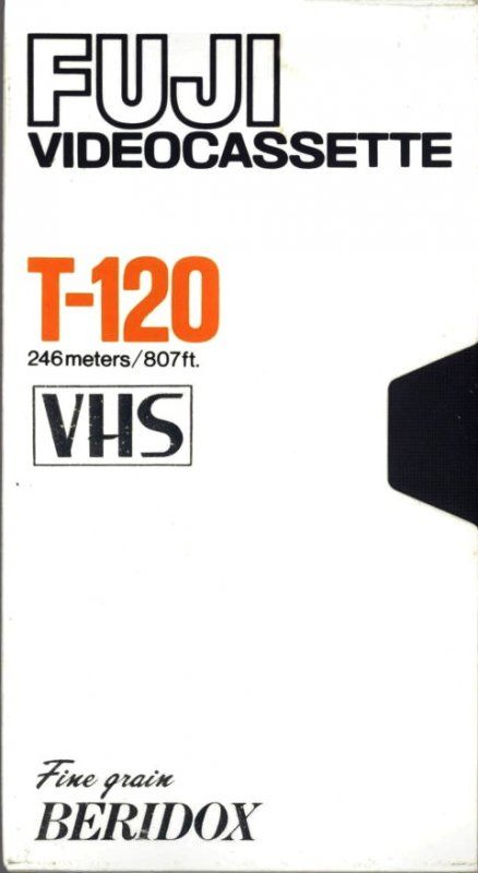 VHS, Video Home System Fuji 120 "T-120" Type I Normal Canada, USA