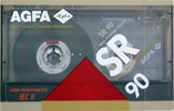 Compact Cassette AGFA SR 90 Type II Chrome 1989 Europe