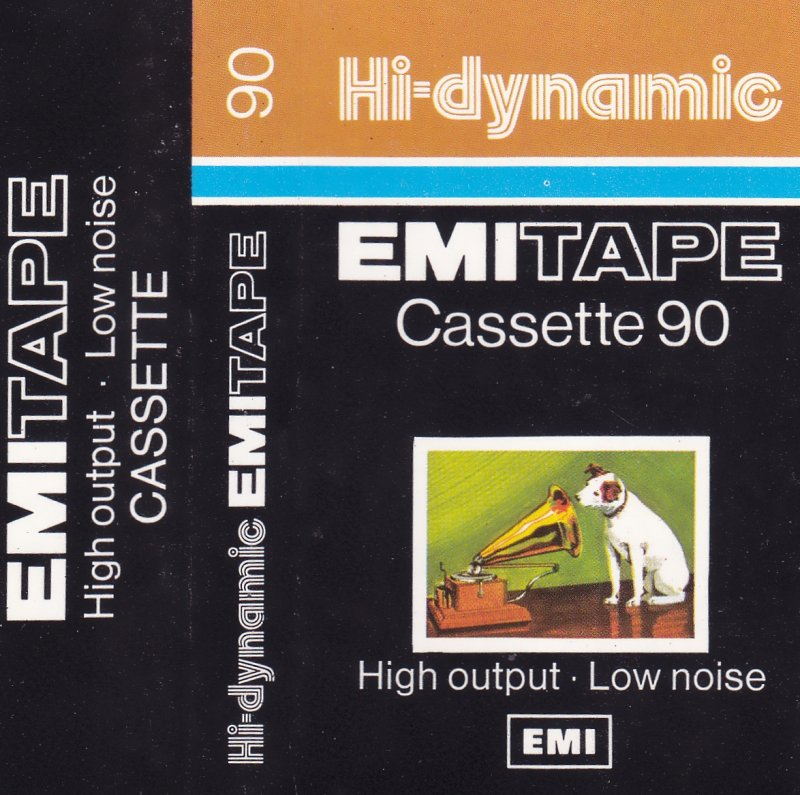 Compact Cassette EMITAPE HI-DYNAMIC 90 Type I Normal 1973 Europe