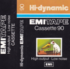 Compact Cassette EMITAPE HI-DYNAMIC 90 Type I Normal 1973 Europe