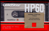 Compact Cassette Goldstar HP 60 "FAKE (counterfeit)" Type I Normal 1989 USA