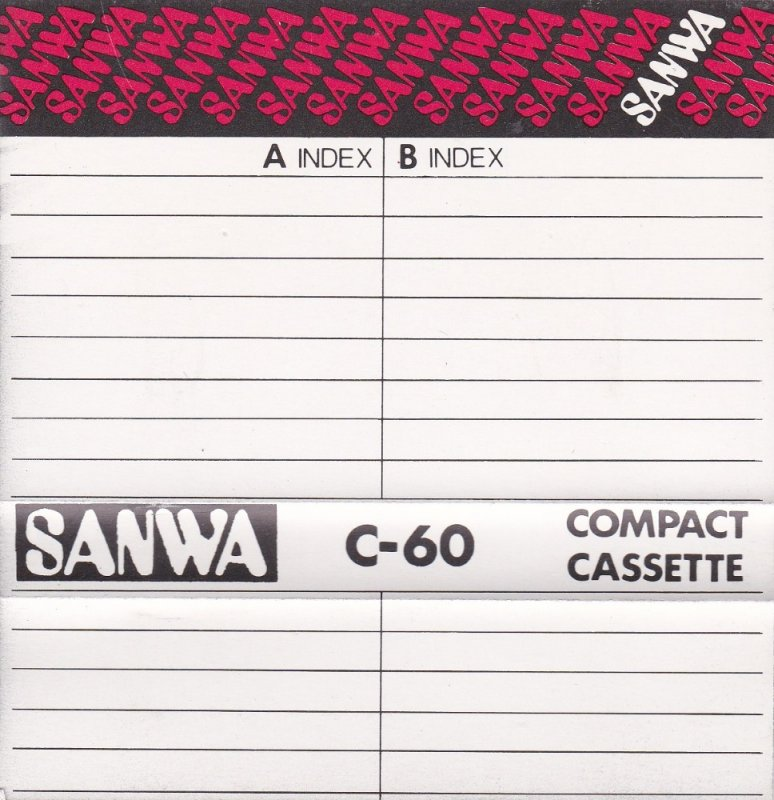 Compact Cassette Sanwa 60 Type II Chrome 1979 Europe
