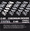 Compact Cassette Sanwa 60 Type II Chrome 1979 Europe