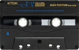 Compact Cassette TDK SA 60 Type II Chrome 1997 Worldwide