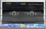 Compact Cassette TDK SA 60 Type II Chrome 1997 Worldwide