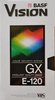 VHS, Video Home System BASF Vision 120 "GX" Type I Normal 1989 Europe