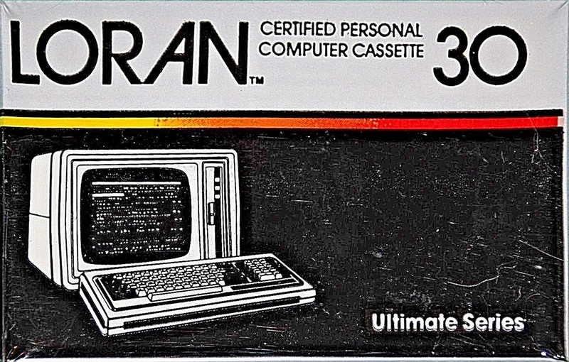 Compact Cassette Loran 30 Computer Cassette 1985 USA