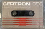 Compact Cassette Certron D 90 Type I Normal 1976 USA