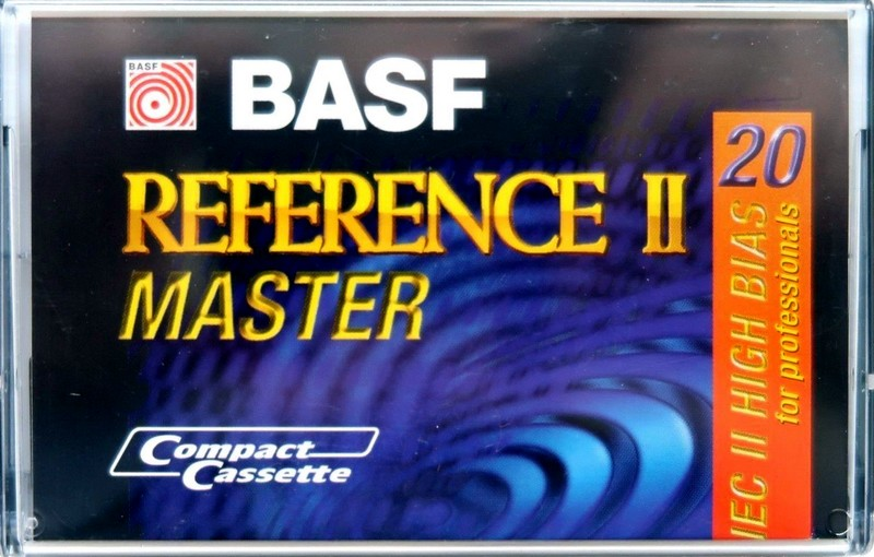 Compact Cassette BASF Reference II Master 20 Type II Chrome 1995 Europe