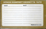 Compact Cassette Hitachi 60 Type I Normal 1966 Japan