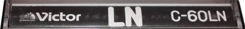 Compact Cassette Victor 60 "LN" Type I Normal 1979 Japan