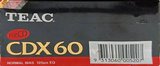 3 pack Teac CDX 60 Type I Normal 1990 Europe