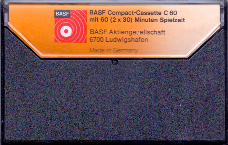 Compact Cassette BASF 60 Type I Normal 1970 Germany