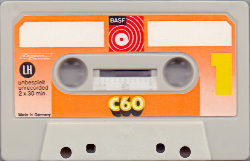 Compact Cassette BASF 60 Type I Normal 1970 Germany