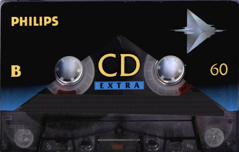 Compact Cassette Philips CD Extra 60 Type II Chrome 1994 Europe