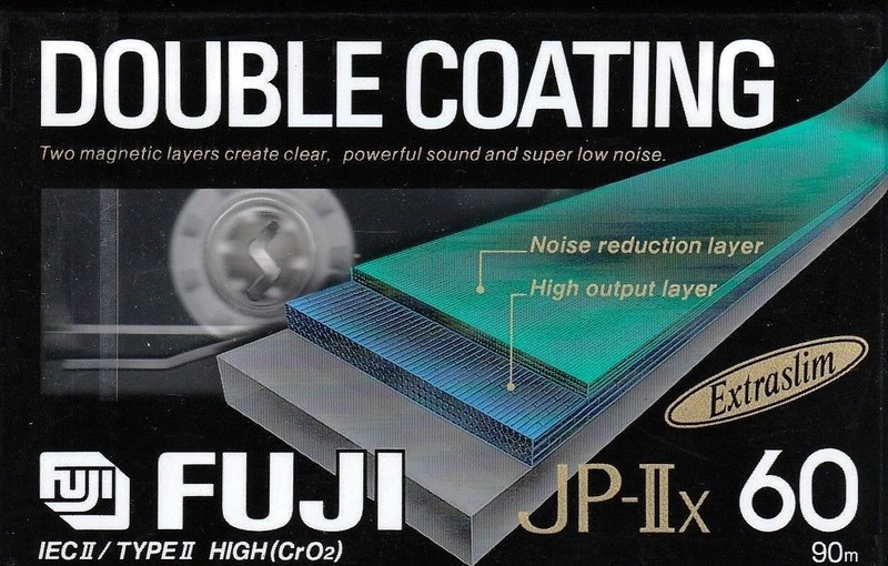 Compact Cassette Fuji JP-IIx 60 Type II Chrome 1992 Europe