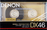 Compact Cassette Denon DX 46 Type I Normal 1990 Europe