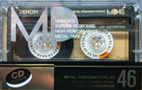 Compact Cassette Denon MD 46 "MD46M" Type IV Metal 1987 Japan