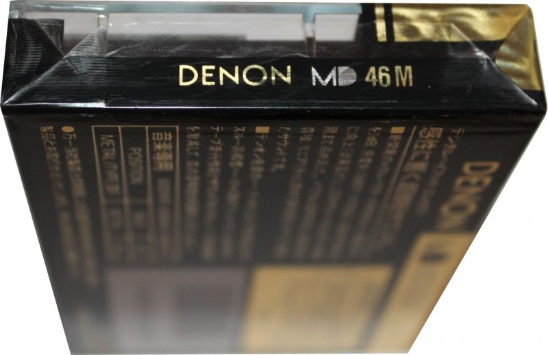 Compact Cassette Denon MD 46 "MD46M" Type IV Metal 1987 Japan