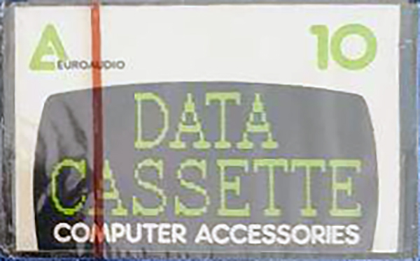 Compact Cassette EuroAudio Data 10 Computer Cassette 1984 Europe