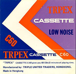Compact Cassette Trpex 60 Type I Normal 1980 Hong Kong