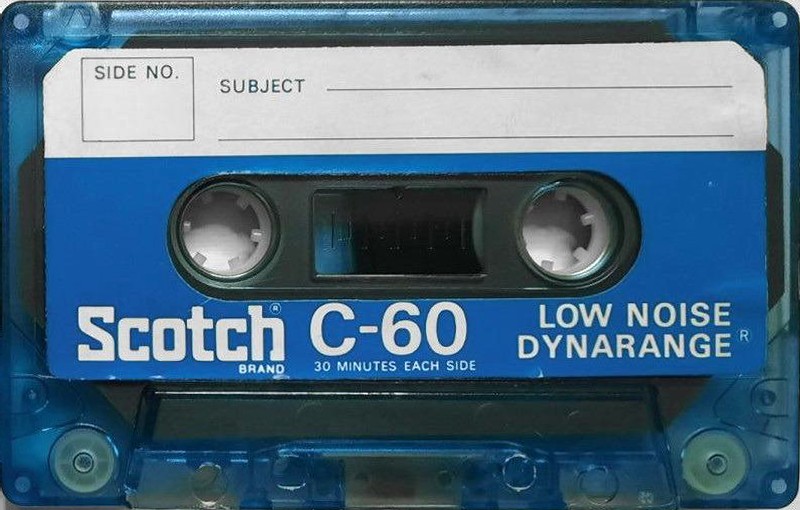 Compact Cassette Scotch Dynarange 60 "C-60-LD" Type I Normal 1973 Japan