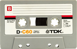 Compact Cassette TDK D 60 Type I Normal 1975 Japan