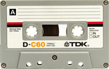 Compact Cassette TDK D 60 Type I Normal 1975 Japan