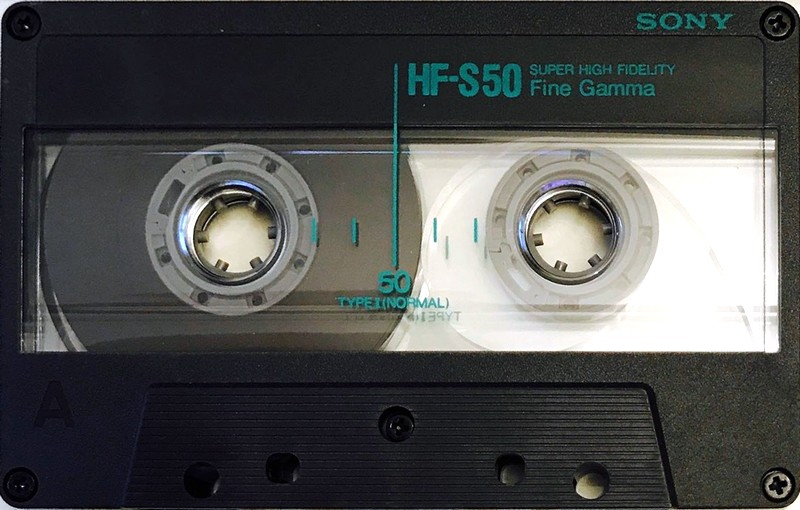 Compact Cassette Sony HF-S 50 Type I Normal 1988 Japan