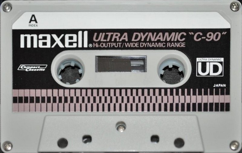 Compact Cassette Maxell UD 90 Type I Normal 1970 Worldwide