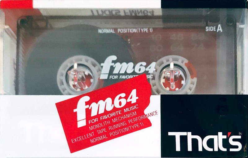 Compact Cassette Thats FM 64 Type I Normal 1989 Japan