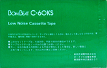 Compact Cassette Toshiba KS 60 "C-60KS" Type I Normal 1987 Japan