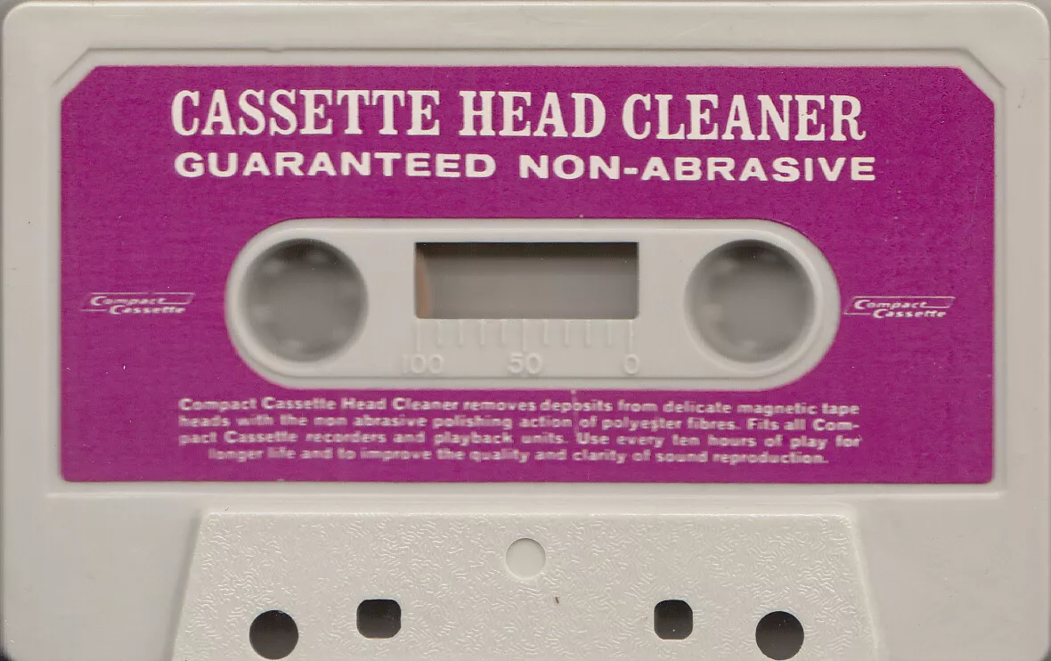 Compact Cassette Dreams Cleaning Cassette 1974 Europe