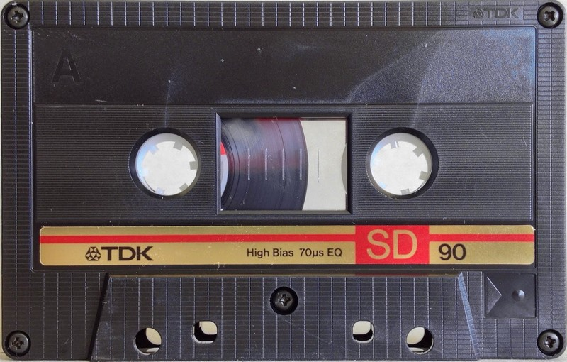 Compact Cassette TDK SD 90 Type II Chrome 1987 North America