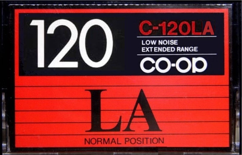 Compact Cassette CO-OP LA 120 Type I Normal 1978 Japan