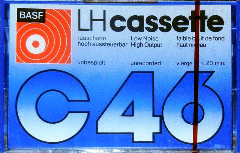 Compact Cassette BASF LH 46 Type I Normal 1976 Greece