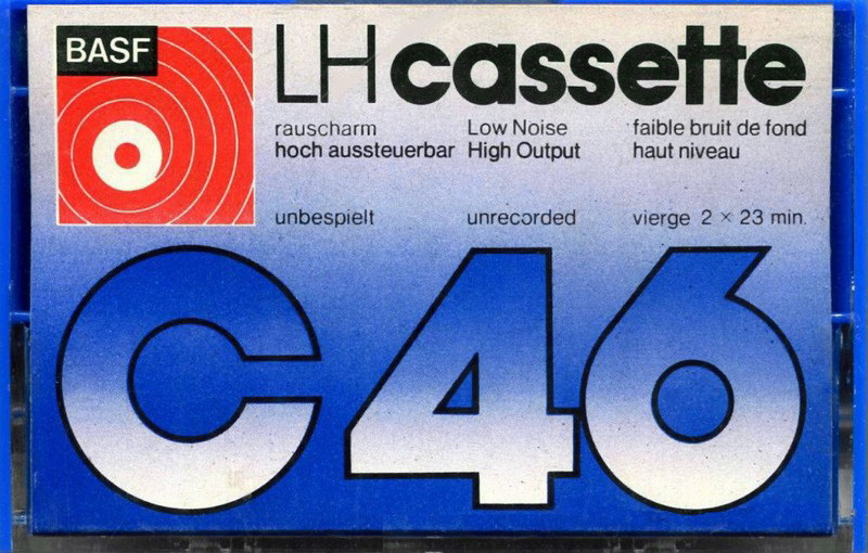 Compact Cassette BASF LH 46 Type I Normal 1976 Greece