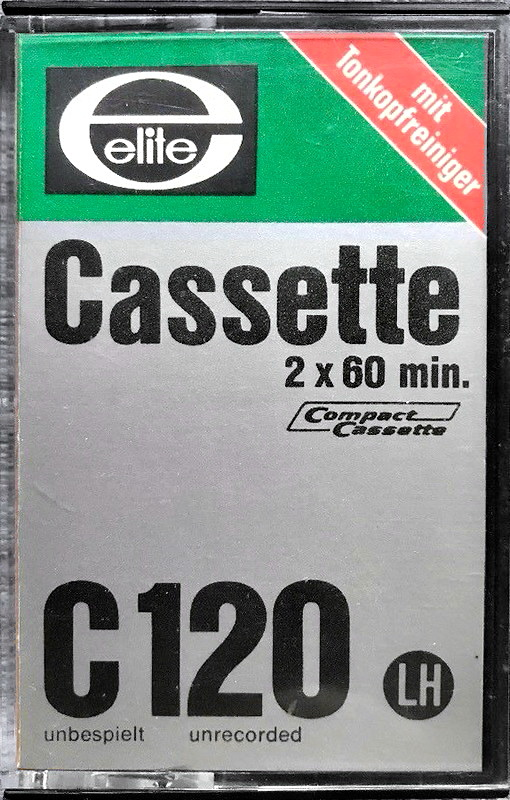 Compact Cassette Elite LH 120 Type I Normal 1976 Germany